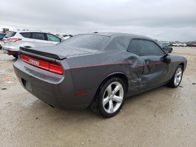 2C3CDYAG3DH652063 - 2013 DODGE CHALLENGER SXT GRAY photo 3