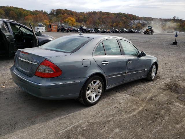 WDBUF90X67X213181 - 2007 MERCEDES-BENZ E 550 4MATIC BLUE photo 3