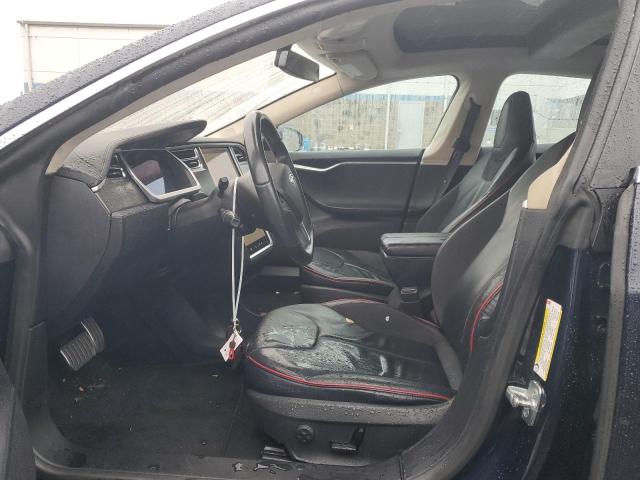 5YJSA1CP2DFP04079 - 2013 TESLA MODEL S ლურჯი ფოტო 7
