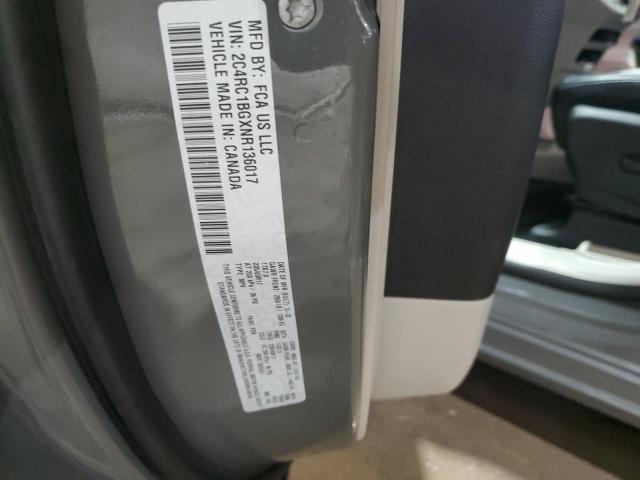 2C4RC1BGXNR136017 - 2022 CHRYSLER PACIFICA TOURING L 灰色 照片 14