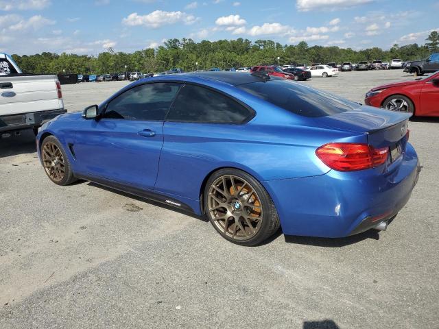 WBA3R1C5XFK193171 - 2015 BMW 435 I BLUE photo 2