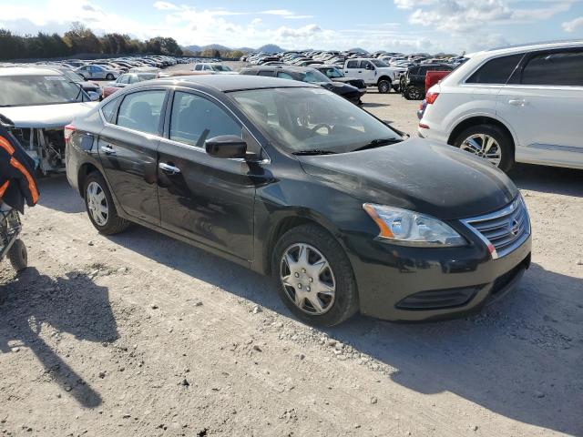 3N1AB7AP9FL663682 - 2015 NISSAN SENTRA S BLACK photo 4