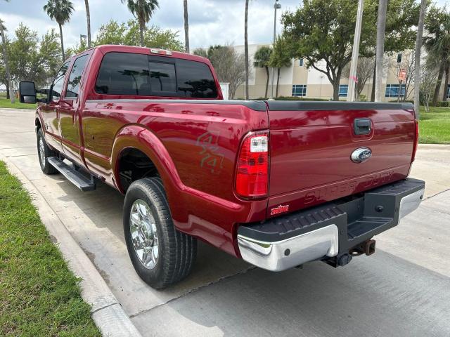 1FT8W3BT5FED26799 - 2015 FORD F350 SUPER DUTY BURGUNDY photo 3