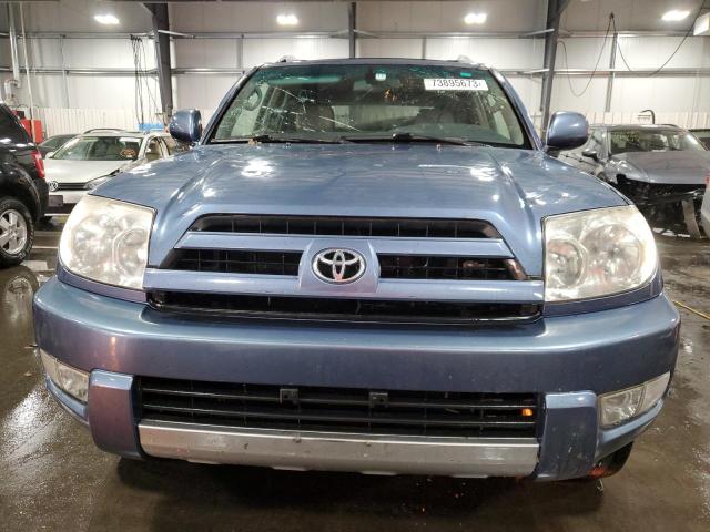 JTEBT17R040037562 - 2004 TOYOTA 4RUNNER LIMITED BLUE photo 5