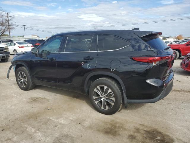 5TDGZRBH1MS551746 - 2021 TOYOTA HIGHLANDER XLE BLACK photo 2