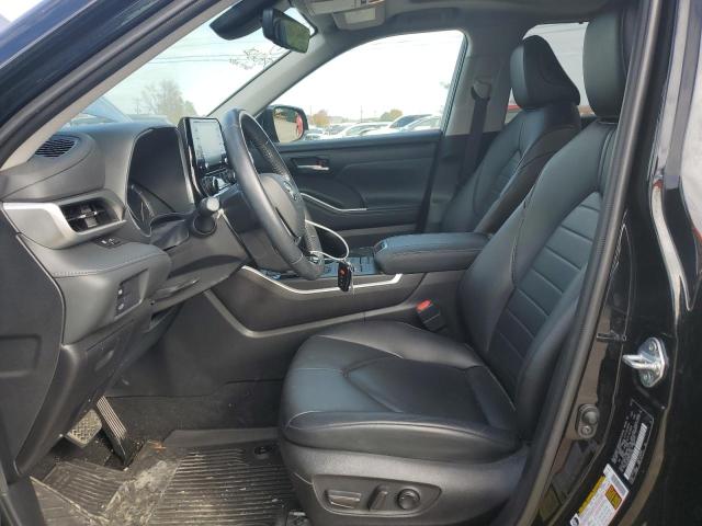 5TDGZRBH1MS551746 - 2021 TOYOTA HIGHLANDER XLE BLACK photo 7