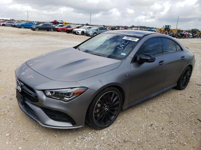 W1K5J5BB2NN321598 - 2022 MERCEDES-BENZ CLA AMG 35 4MATIC GRAY photo 1