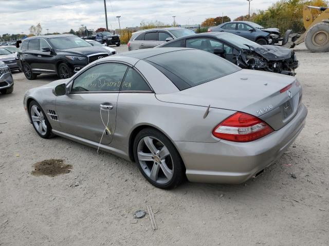 WDBSK71F89F148484 - 2009 MERCEDES-BENZ SL 550 SILVER photo 2