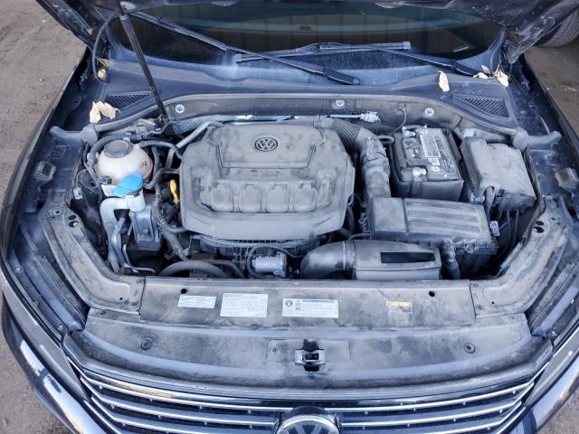 1VWLA7A32KC009387 - 2019 VOLKSWAGEN PASSAT WOLFSBURG BLACK photo 11
