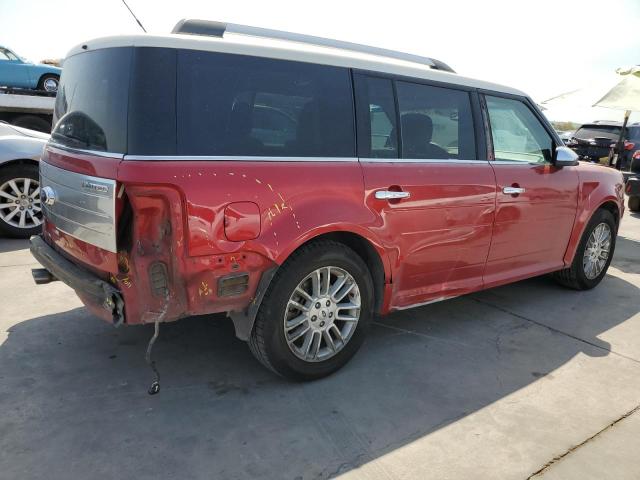 2FMGK5DCXCBD20452 - 2012 FORD FLEX LIMITED RED photo 3