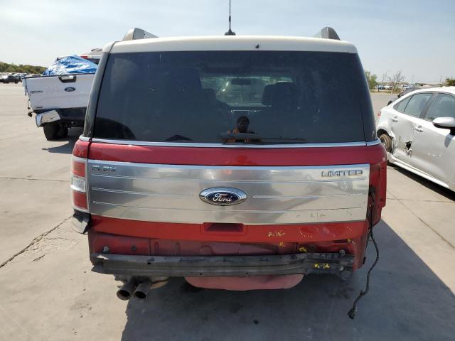 2FMGK5DCXCBD20452 - 2012 FORD FLEX LIMITED RED photo 6