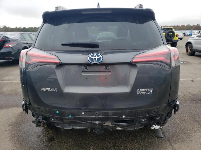 JTMDJREV2JD192992 - 2018 TOYOTA RAV4 HV LIMITED GRAY photo 6