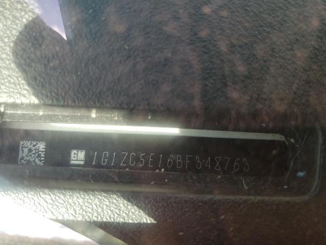 1G1ZC5E16BF348763 - 2011 CHEVROLET MALIBU 1LT 白色 照片 12