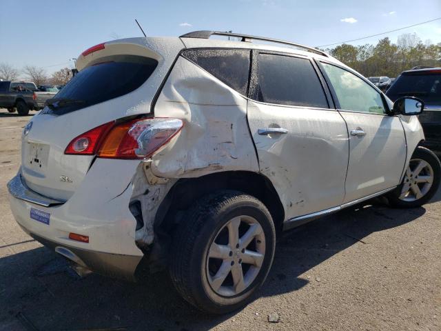 JN8AZ1MUXAW007876 - 2010 NISSAN MURANO S WHITE photo 3