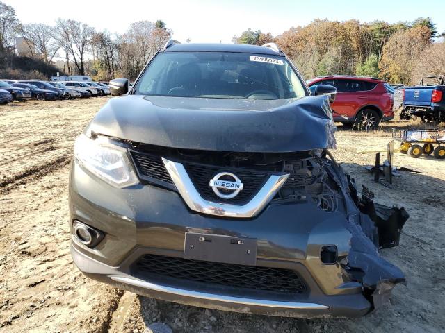 5N1AT2MV4FC840847 - 2015 NISSAN ROGUE S GREEN photo 5