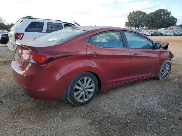 5NPDH4AEXFH592742 - 2015 HYUNDAI ELANTRA SE RED photo 3