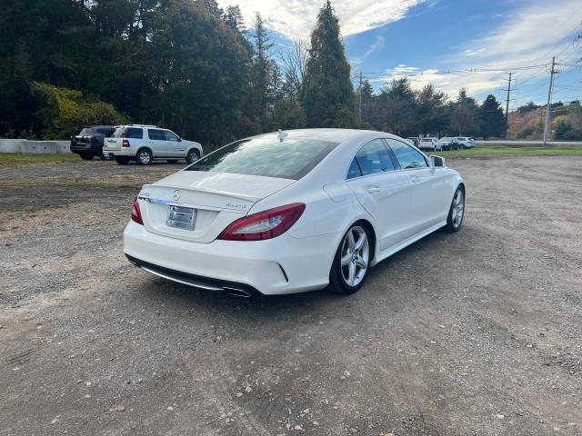 WDDLJ6HB8FA133567 - 2015 MERCEDES-BENZ CLS 400 4MATIC WHITE photo 4