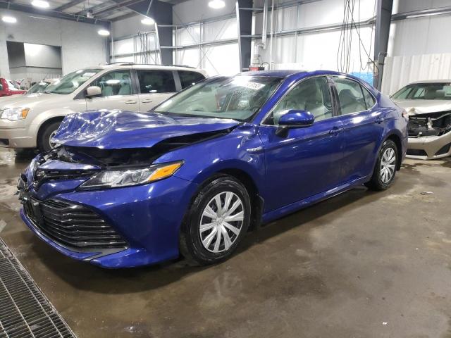 4T1B31HK1JU503179 - 2018 TOYOTA CAMRY LE BLUE photo 1