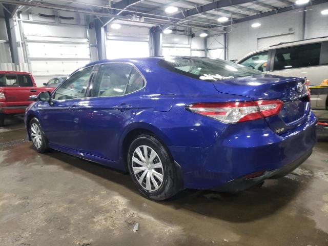 4T1B31HK1JU503179 - 2018 TOYOTA CAMRY LE BLUE photo 2