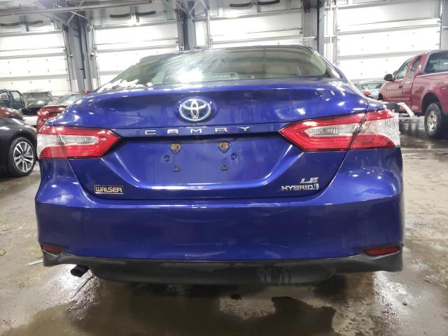 4T1B31HK1JU503179 - 2018 TOYOTA CAMRY LE BLUE photo 6