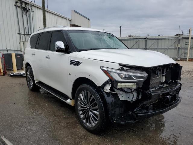 JN8AZ2NE2K9226215 - 2019 INFINITI QX80 LUXE WHITE photo 4