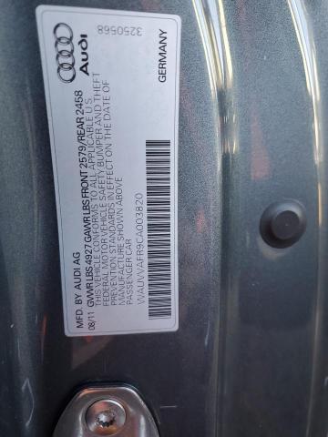 WAUVVAFR9CA003820 - 2012 AUDI S5 PRESTIGE 灰色 照片 12