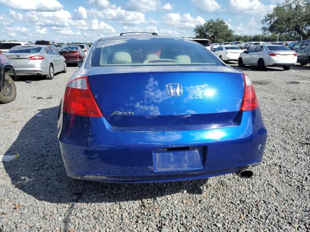 1HGCS12359A008494 - 2009 HONDA ACCORD LX BLUE photo 6