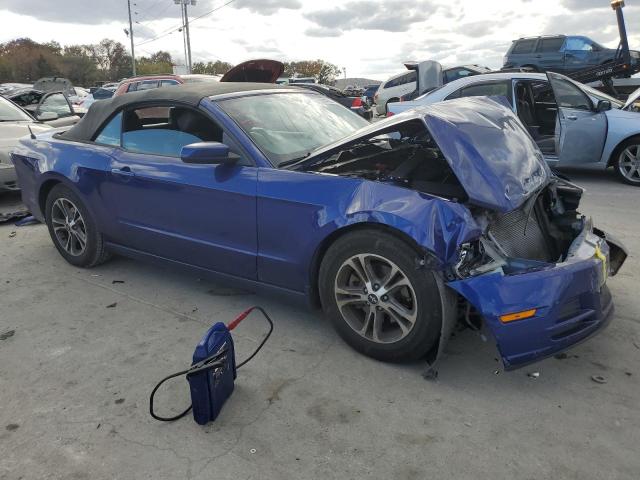 1ZVBP8EM5E5294971 - 2014 FORD MUSTANG BLUE photo 4