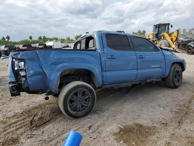 5TFAZ5CN2KX073072 - 2019 TOYOTA TACOMA DOUBLE CAB BLUE photo 3