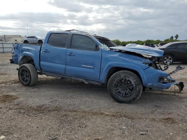 5TFAZ5CN2KX073072 - 2019 TOYOTA TACOMA DOUBLE CAB BLUE photo 4