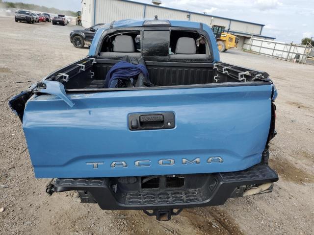 5TFAZ5CN2KX073072 - 2019 TOYOTA TACOMA DOUBLE CAB BLUE photo 6