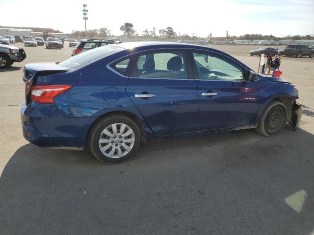 3N1AB7AP0HY394168 - 2017 NISSAN SENTRA S BLUE photo 3