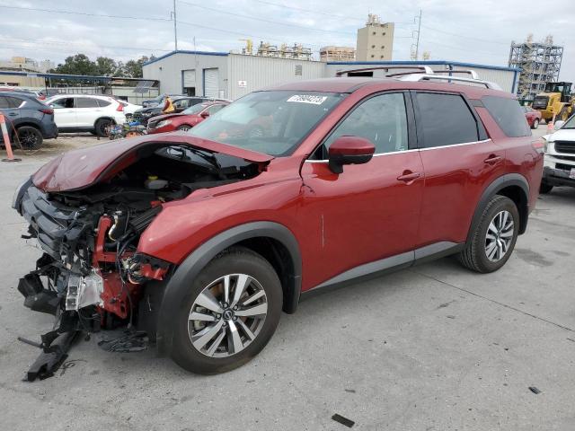 5N1DR3CA3PC270597 - 2023 NISSAN PATHFINDER SL BURGUNDY photo 1