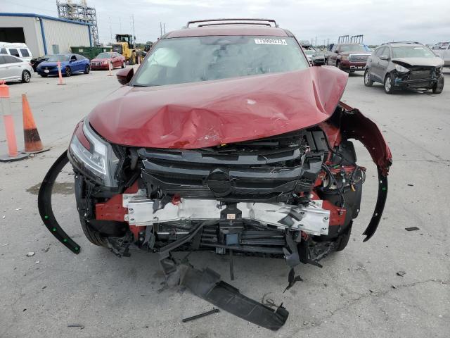 5N1DR3CA3PC270597 - 2023 NISSAN PATHFINDER SL BURGUNDY photo 5