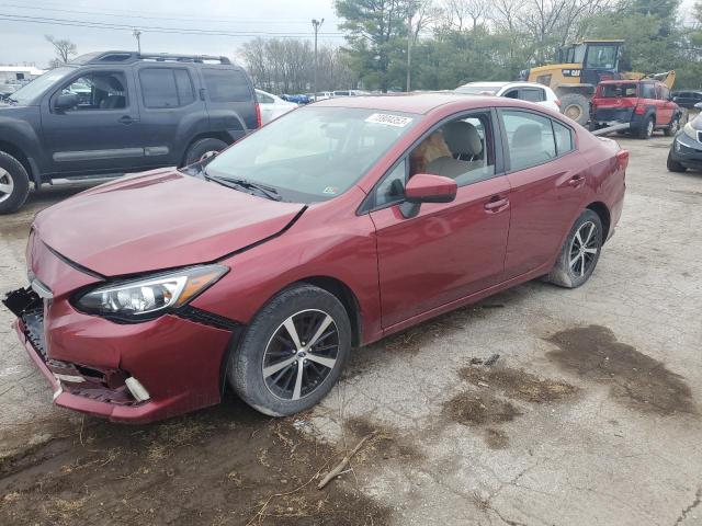 4S3GKAV68L3602448 - 2020 SUBARU IMPREZA PREMIUM MAROON photo 1