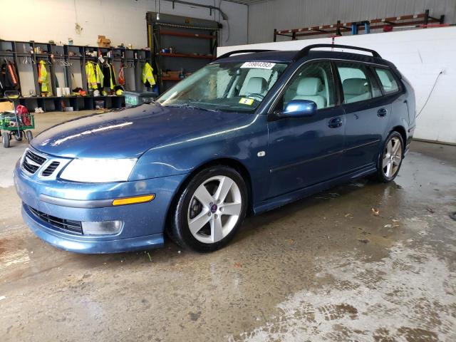 YS3FH51U571111786 - 2007 SAAB 9-3 AERO BLUE photo 1