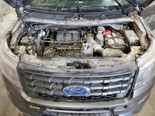 1FM5K8AR3HGC79082 - 2017 FORD EXPLORER POLICE INTERCEPTOR 灰色 照片 12