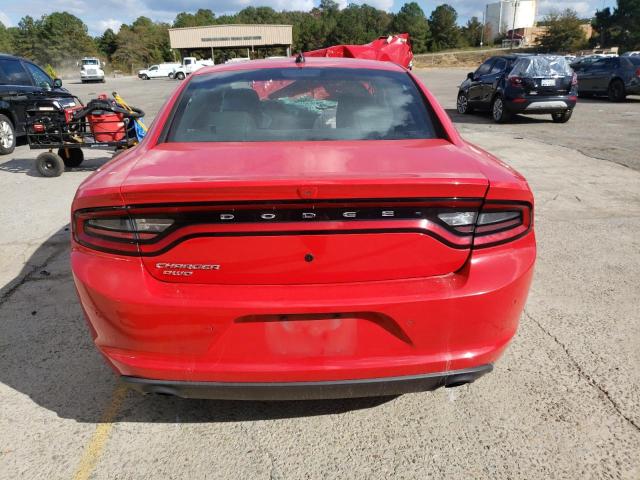 2C3CDXKT3KH755146 - 2019 DODGE CHARGER POLICE RED photo 6