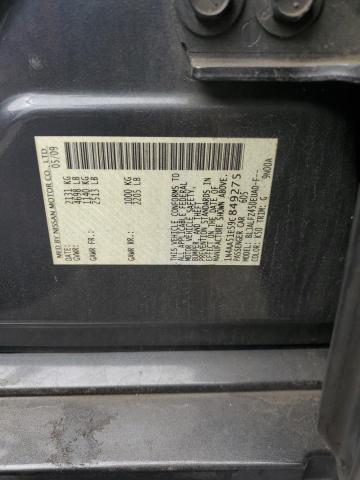 1N4AA51E59C849275 - 2009 NISSAN MAXIMA S CHARCOAL photo 12