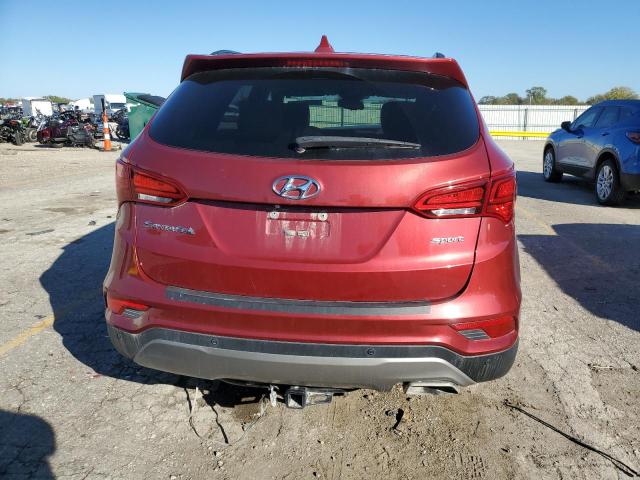 5XYZU3LB2HG489341 - 2017 HYUNDAI SANTA FE S RED photo 6