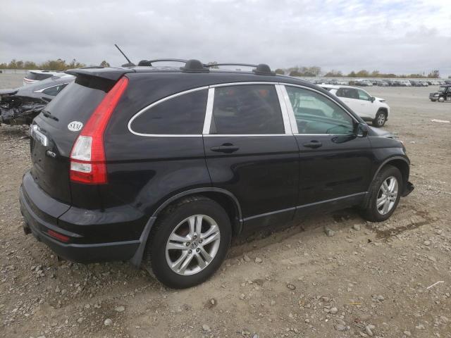 5J6RE4H77BL009338 - 2011 HONDA CR-V EXL BLACK photo 3