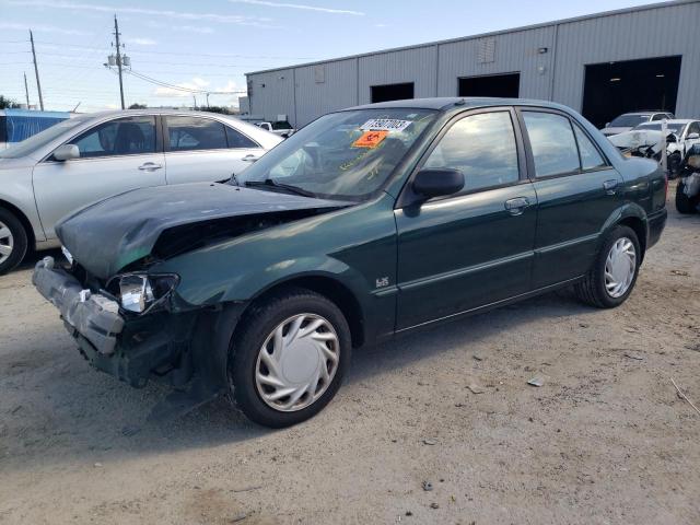 JM1BJ225610411303 - 2001 MAZDA PROTEGE LX GREEN photo 1