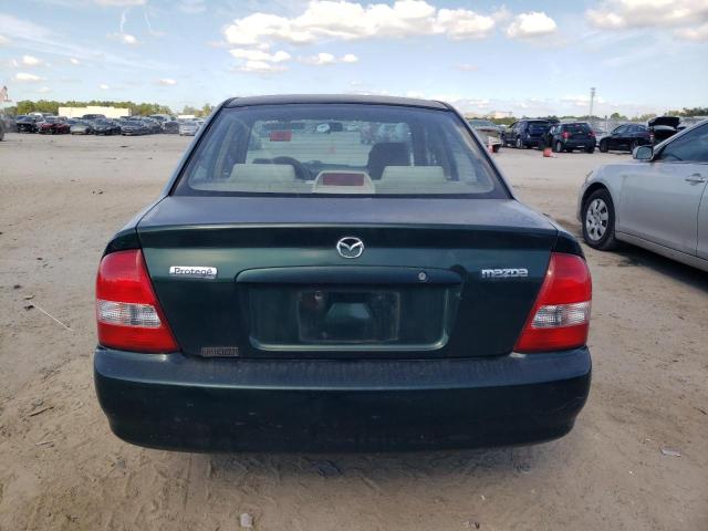 JM1BJ225610411303 - 2001 MAZDA PROTEGE LX GREEN photo 6