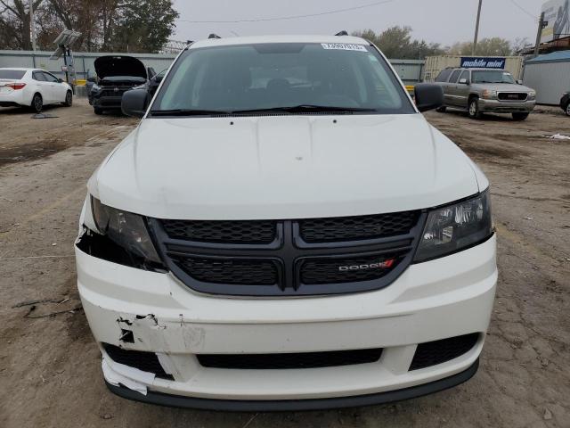 3C4PDCAB4JT172105 - 2018 DODGE JOURNEY SE WHITE photo 5