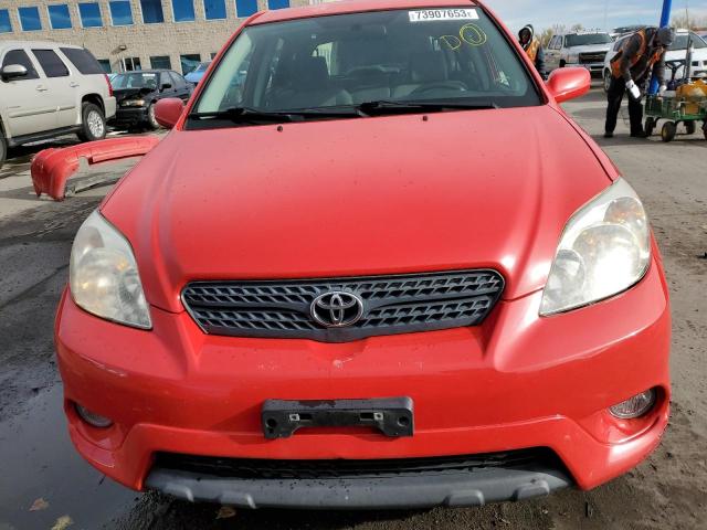2T1KR32E27C661540 - 2007 TOYOTA COROLLA MA XR RED photo 5