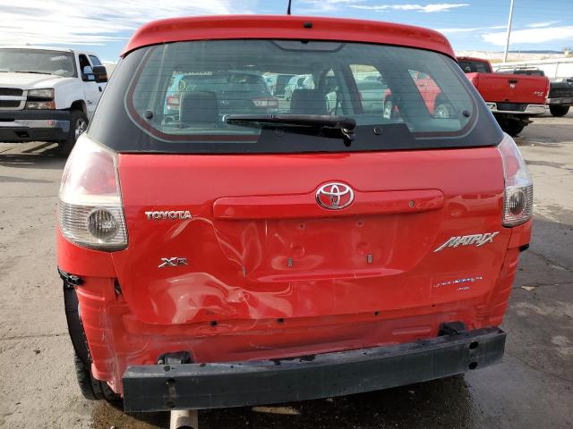 2T1KR32E27C661540 - 2007 TOYOTA COROLLA MA XR RED photo 6