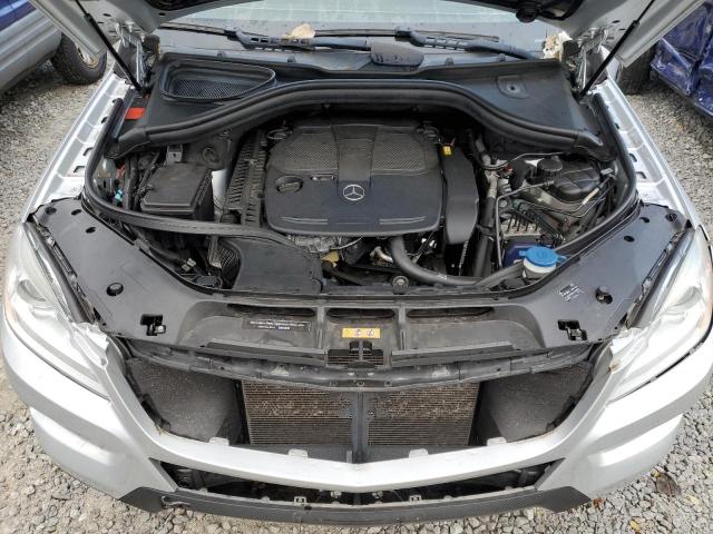4JGDA5HB1FA578754 - 2015 MERCEDES-BENZ ML 350 4MATIC SILVER photo 11