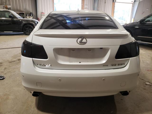 JTHCE96S590023992 - 2009 LEXUS GS 350 WHITE photo 6