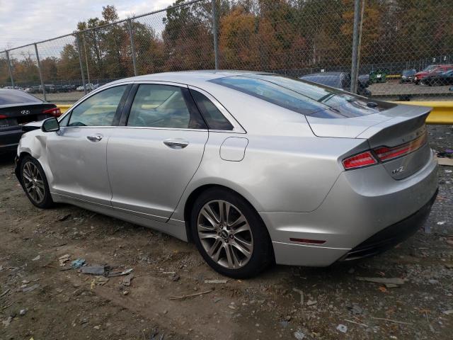 3LN6L2G93ER831318 - 2014 LINCOLN MKZ SILVER photo 2