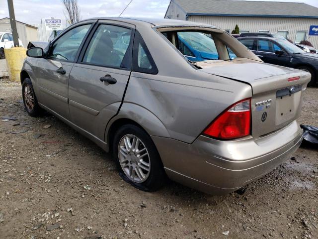 1FAFP34N45W247058 - 2005 FORD FOCUS ZX4 BEIGE photo 2